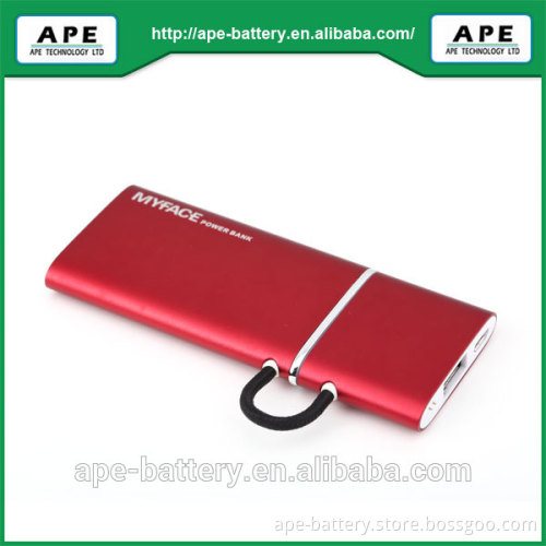 2012 newest ultra slim popular colorful power bank 1900mAh